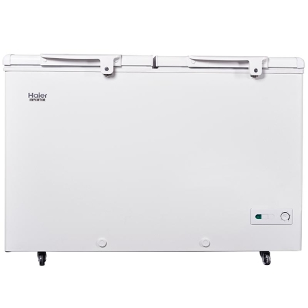 Haier Double Door 385 Liter (15 CF) | HDF-385H | White